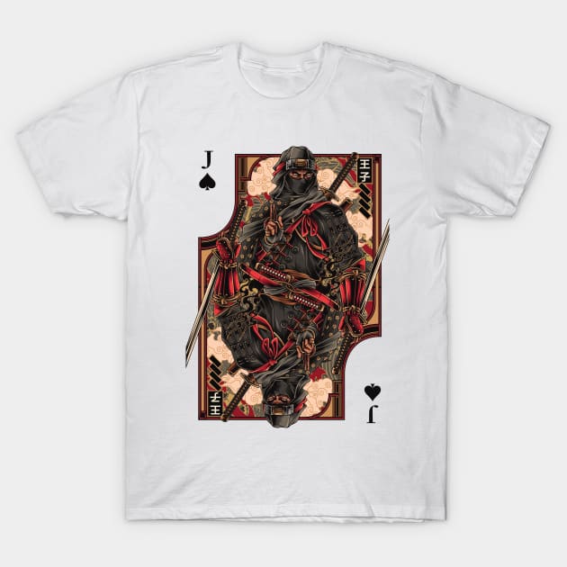 Ninja of Spades T-Shirt by K2Gproject